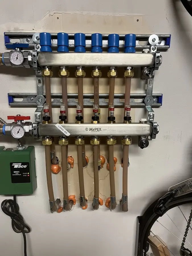 Plumber performing Gas Leak Detection at a residential property in Lake Isabella